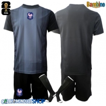 Maglie da calcio Francia Portiere Prima Maglia Bambino Mondiali 2026  Manica Corta + Pantaloni corti)